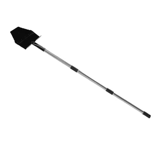 JTLB Einstellbarer Gartenschaufel aus Rostfreiem Stahl, Hochleistungs -Multifunktionalkranker mit Zähnen, Wintereisentfernung, für den Außenbereich von JTLB