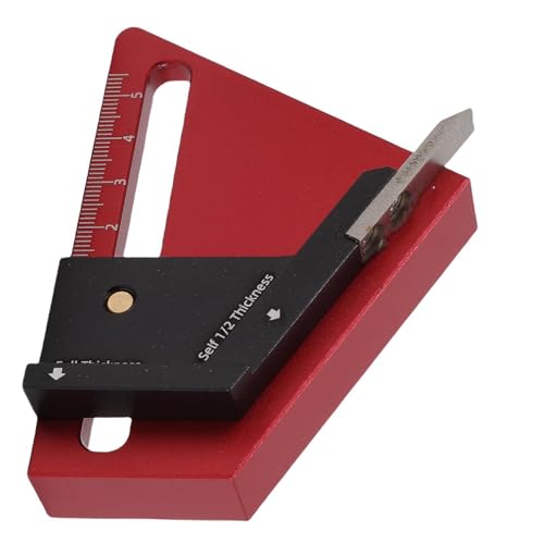 JTLB Tischsägen-Mittellinien-Sciber, Aluminium-Legierungs-Mittellinie-Sciber, für Tischsäge, Router-Bithöhe, mit 0-58 Mm Strich von JTLB