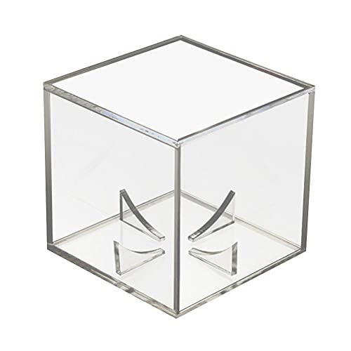 JTLB UV-Schutz-Acryl-Baseball-Box-Display, Transparente Tennisball-Hülle Als Sammler-Souvenir, Staubdichter Aufbewahrungsbox-Halter (Weiß) von JTLB