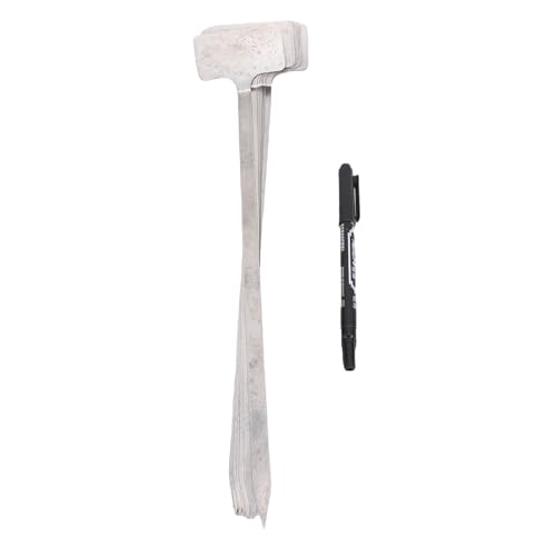 JTLB Wassersichere Pflanzenmarkierungen, Edelstahl -Wiederverwendbare Garten -Tags für Draußen, mit Stift, für Gemüse und Blumen JTLB Wassersichere Pflanzenmarkierungen, Edelstahl -Wiederverwendbare Garten -Tags für Draußen, mit Stift, für Gemüse und Blumen von JTLB