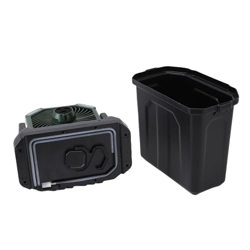 JTLB Wasserspray -Lüfter, Tragbarer Nebelventilator mit 6L -Wassertank, 20000 -mAh 4 -Geschwindigkeits -Einstellungen, Einstellbarer USB -Ladung, Leistungsstarker von JTLB