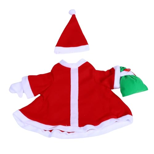 JTLB Weihnachten Gänsekleidung, Outfit, 23 -Zoll -Statue, Festliche Dekorationen, Urlaubsdekor, für Veranda, Rasen, Garten, Terrasse, süß, Spaß, Red Hut, Samt von JTLB