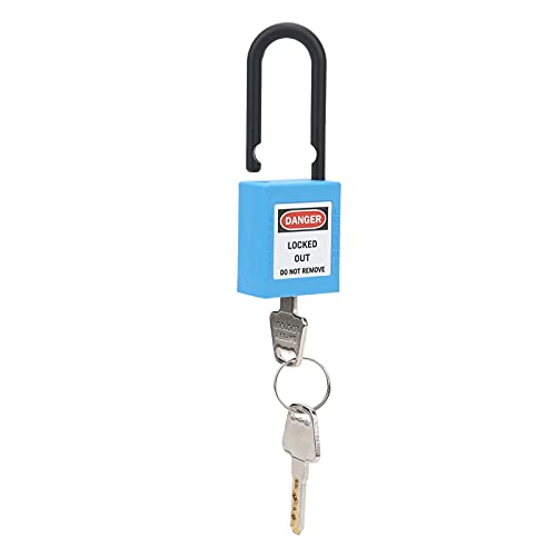 Lockout-Tagout-Schlösser – 38-mm-rote, Gleichschließende Vorhängeschlösser, 2 Schlüssel Pro Schloss Lock-Out-Tagout-Stationen (Blau) von JTLB