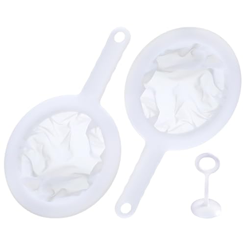 2er-Pack Feinsieb Mit Langem Griff Und 1-Teiligem Filterpressenaufsatz, Feinmaschiges Sieb, Mesh-Küchensieb, Feinmaschiges Sieb Aus Kunststoff, Haushaltssieb 2er-Pack Feinsieb Mit Langem Griff Und 1-Teiligem Filterpressenaufsatz, Feinmaschiges Sieb, Mesh-Küchensieb, Feinmaschiges Sieb Aus Kunststoff, Haushaltssieb von JTMKYO