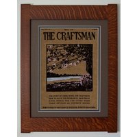 The Craftsman Blossoms Mission Style Kunst Im Quartersawn-Eichenrahmen The Craftsman Blossoms Mission Style Kunst Im Quartersawn-Eichenrahmen von JTMortimer