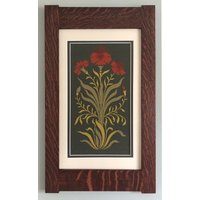 Triplets Iii Mission Style Art in Quartersawn Eiche Rahmen von JTMortimer