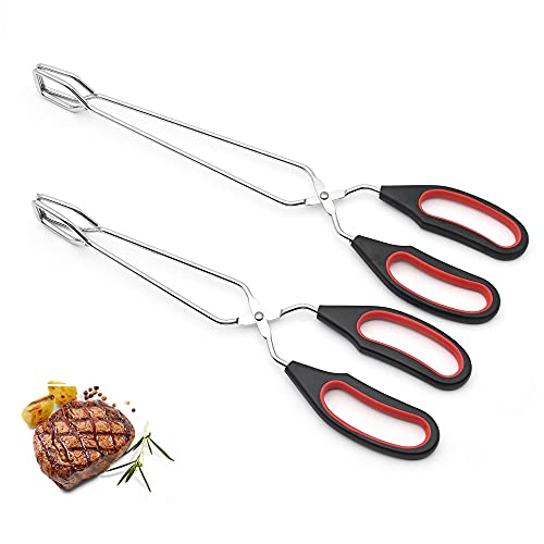 2 Packungen Scheren Zange Kochen Backen Brot Essen Zange Barbecue Grillen Zange für Umdrehen Lebensmitteln Werkzeug, 9/11 Zoll Scheren Zange rutschfest Hitzebeständig Clipkopf Zange zum Kochen 2 Packungen Scheren Zange Kochen Backen Brot Essen Zange Barbecue Grillen Zange für Umdrehen Lebensmitteln Werkzeug, 9/11 Zoll Scheren Zange rutschfest Hitzebeständig Clipkopf Zange zum Kochen von JTOOYS