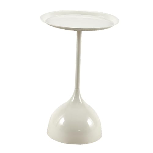 JTPMYFT Nachttisch, Kleiner Nachttisch, Kratzfest Und Verschleißfest, Geeignet for Schlafzimmer Und Wohnzimmer, Weiß, Schwarz(White,40 x 60 x 28 cm) von JTPMYFT