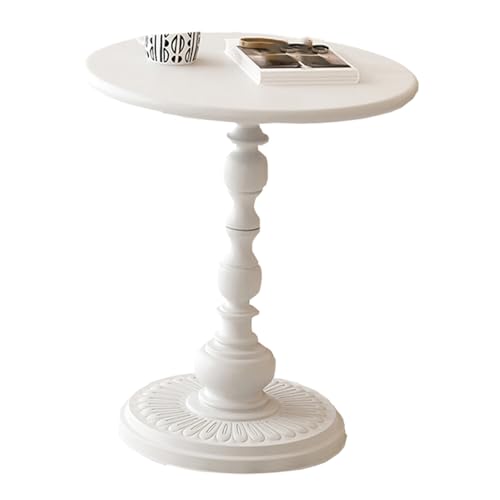 JTPMYFT Nachttisch, Metall-Nachttisch, Nachttisch Metall-Beistelltisch, Lackierprozess, Geeignet for Schlafzimmer, Wohnzimmer, Arbeitszimmer, Büro(White,38 x 52 x 28cm) von JTPMYFT