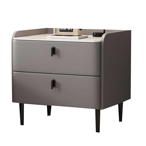 JTPMYFT Nachttisch, Schlafzimmer-Nachttisch, Aufbewahrungs-Nachttisch, großer Stauraum, Wird for den Innenbereich, Schlafzimmer verwendet(Light Gray,45 x 40 x 48 cm) von JTPMYFT