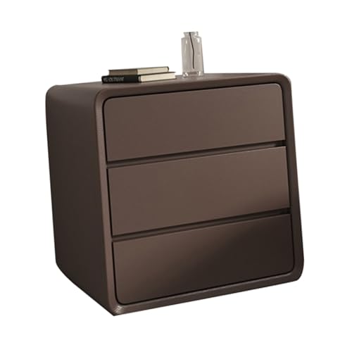 JTPMYFT Schmaler Beistelltisch mit Schublade, Nachttisch, Sofatisch, Nachttisch, geeignet for Wohnzimmer, Schlafzimmer(Brown,50 * 40 * 55cm) von JTPMYFT