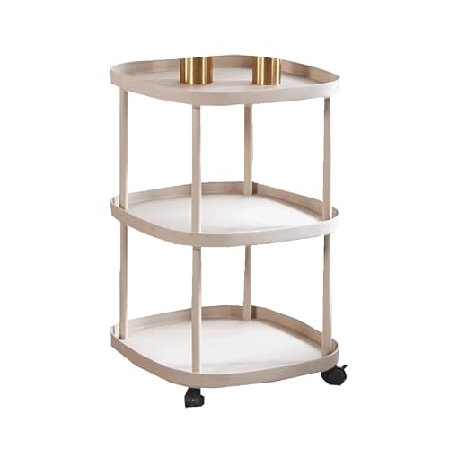 Nachttisch for das Schlafzimmer zu Hause, Beistelltisch for das Sofa, Couchtisch for das Wohnzimmer zu Hause, starke Tragfähigkeit, stabile Struktur, geeignet for den Innenbereich, Sofa(Khaki) von JTPMYFT