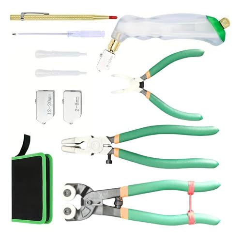 1 Set Glas- und Fliesenzangen Werkzeugset Genauigkeits-Schneidset für Schneid- und Pressbedürfnisse mit ergonomischem Griff von JTQYFI