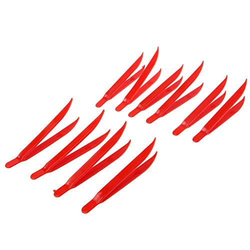 10pcs Plastik Antistatic Pinzette Pinzetten Auch Hitzebeständige Wartungsreparatur von JTQYFI