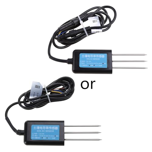 3-in-1 RS485 Detektor für Bodentemperatur/Feuchtigkeit/Leitfähigkeit für Pflanzen und Gemüse im Garten von JTQYFI