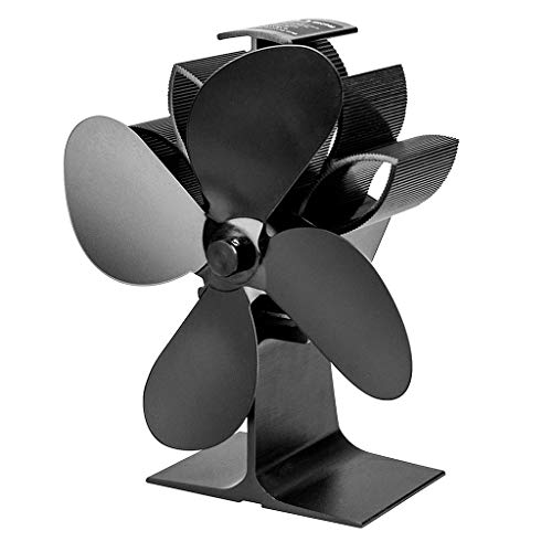 4 x Silent Aluminium Ofenventilator zum Verbrennen von Brennholz von JTQYFI