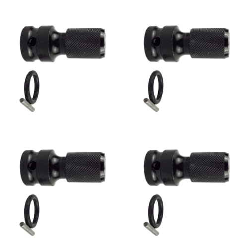 4pcs Socket Adapter Hexagonal Adapter 1/2 Zoll Square Antrieb Zum 1/4 Hexagonalen Schnelllösungs Sockelschlüssel Bit Erweiterung von JTQYFI