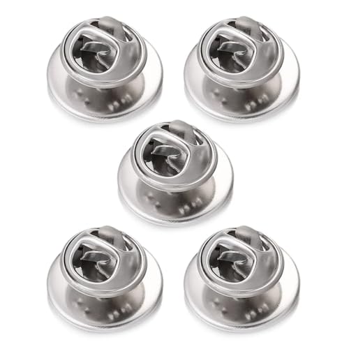 5pcs Butterfly Pin Rücken Und Krawattenkindstücken Für Reversnadeln Edelstahl Brosche Basishalter Lünette Schmuckversorgungen Lappelstifte von JTQYFI