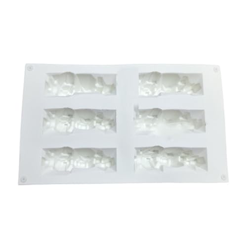 6 Hohlräume Silikon Dessert Formbergform Professionelle Gebäckformen Für Kreatives Backen Und Dessertherstellung von JTQYFI