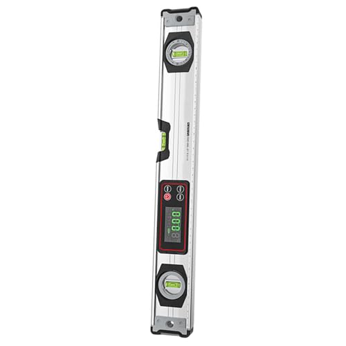 Digitale Wasserwaage aus Aluminium, hohe Genauigkeit, LCD-Display für Renovierungsarbeiten und von JTQYFI