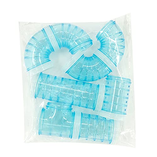 JTQYFI Hamster Röhrchen Spielzeugset 8pcs Rohr Kits Tunnel Excercise Für Kleine Igelwunsch Chipmunk Smalltiere Hamster Set Kits Tunnel Kunststoff von JTQYFI