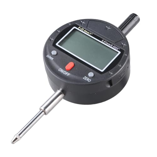 Höhenmessgerät, Digitalanzeige, Tiefenmessgerät, Messgerät, Messwerkzeug, Zoll/metrische Umwandlung, 0–12,7 mm von JTQYFI
