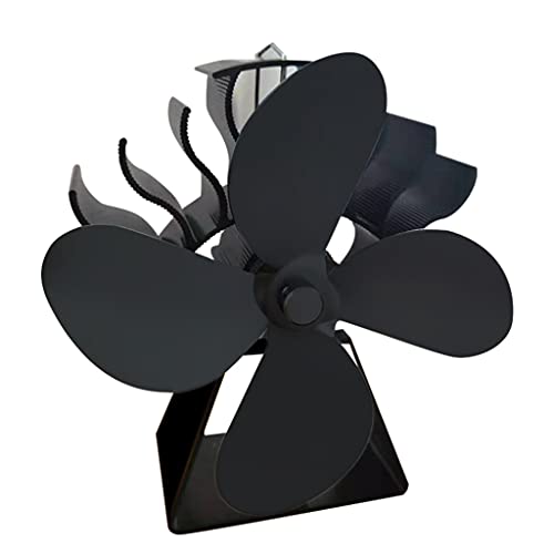 Holz-Ventilator, 4 Flügel, leise, effizient, Wärmeverteilung, Holz für Zuhause Holz-Ventilator, 4 Flügel, leise, effizient, Wärmeverteilung, Holz für Zuhause von JTQYFI