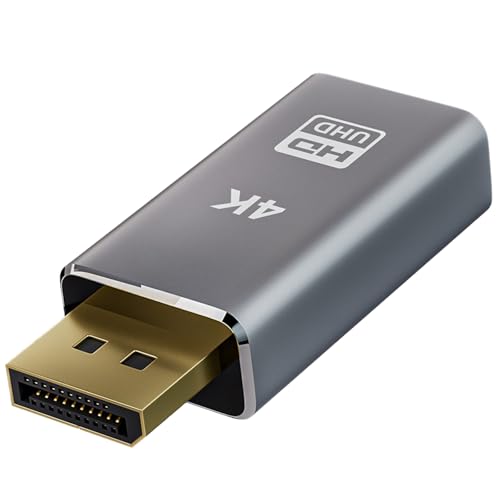 JTQYFI HDTV to DisplayPort Adapter 4K Active HDTV Femal FEIM Male Male Converter Adapter Hochgeschwindigkeits Für Desktop von JTQYFI
