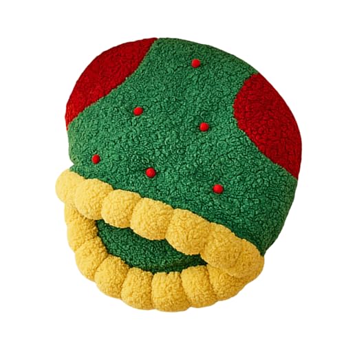 JTQYFI Hundebett, Winternest für kleine Welpen, Kätzchen, Weihnachtsstrumpf-Form, Haustierbett, Weihnachtsmotiv für Zuhause von JTQYFI