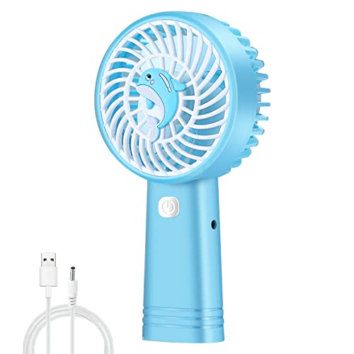 JTQYFI Leichter Handheld Kühllüfter Ruhiger Schreibtischlüfter Tragbarer USB Wiederaufladbarer Taschenlüfter Für Frauen Männer Tragbare Handheld Fan Taschenhand Fan Festival von JTQYFI
