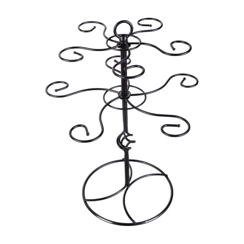 JTQYFI Moderner Metall Weinbecher Rack Freistehende Weinregal Metallweinhalter Tischplatten Weinbecher Organisatoren Metall Textur Für Tisch von JTQYFI