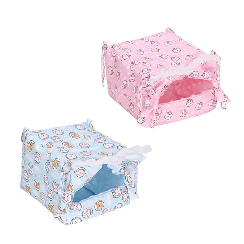 JTQYFI Papageienschaukelnest, bequemes Hängenest für Vögel, pelziger Käfig für Haustiere, Zubehör für Unterhaltungskäfig von JTQYFI