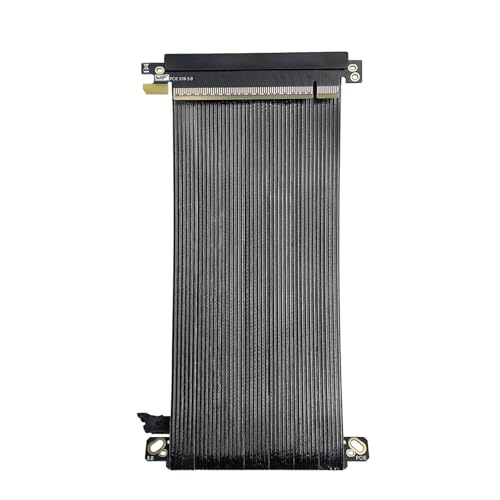 JTQYFI Premium & Thin PCIe5.0 X16 Verlängerungskabel mit doppeltem Reverse-Design und Hochfrequenz kompatibel für ITX-Server JTQYFI Premium & Thin PCIe5.0 X16 Verlängerungskabel mit doppeltem Reverse-Design und Hochfrequenz kompatibel für ITX-Server von JTQYFI