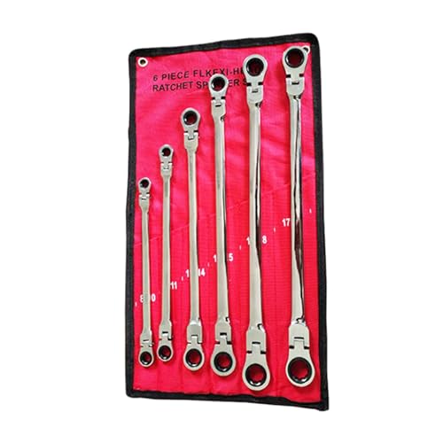 JTQYFI Ratschenschlüssel, glatt und präzise, für Ingenieure und Techniker, 6 Stück JTQYFI Ratschenschlüssel, glatt und präzise, für Ingenieure und Techniker, 6 Stück von JTQYFI