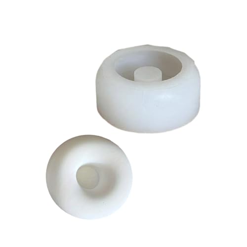 Lebensmittelqualität Silikon Runde Kerzenständer Schimmel Zum Erstellen Einzigartiger Harzkunstgeschenke Mit Mühelosemolzing Design Handgefertigtes Geschenk Silikonform von JTQYFI