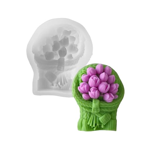 Mehrzweck Tulips Kerzenständer Robustes Silikonputzform Für Elegante Hochzeitshäuser Und Festliche Anlässe von JTQYFI