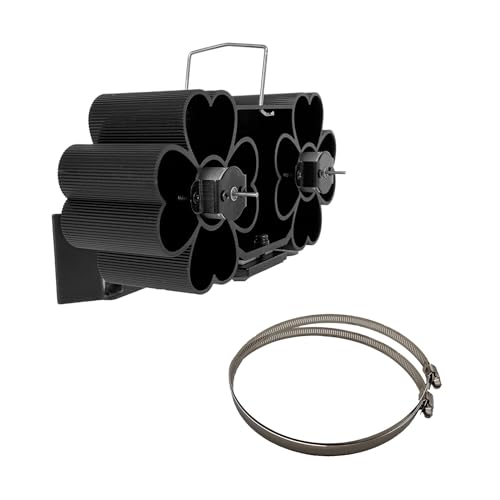 Modifizierter hitzebetriebener Ofenventilator maximiert die Effizienz Ihres oder Ofens, stilvolles Design von JTQYFI