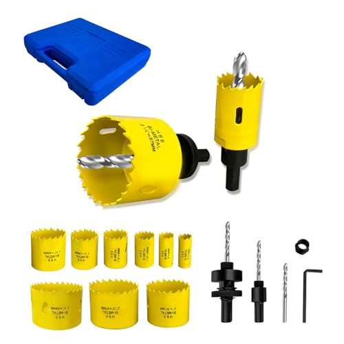 Multifunktionales Lochbohrset für Holzbearbeitung und Reparaturen zu Hause mit mehreren Bit-Größenverbesserungen von JTQYFI