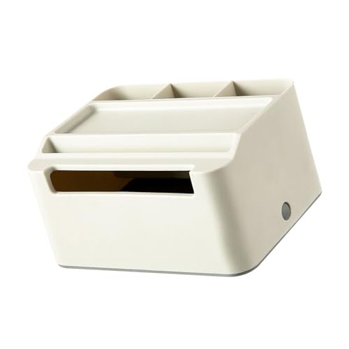 Taschentuchbox Mit Aufbewahrung Taschentuchbox Fernbedienung Nachttische Organizer Für Büro Zuhause Auto Restaurant Taschentuchbox Mit Aufbewahrung von JTQYFI