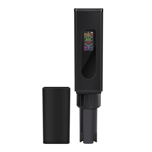 Upgrades 5-in-1 Digitales Wassermessgerät, Salzgehaltstester, einfach zu bedienen für Hydrokultur und Aquarien Upgrades 5-in-1 Digitales Wassermessgerät, Salzgehaltstester, einfach zu bedienen für Hydrokultur und Aquarien von JTQYFI