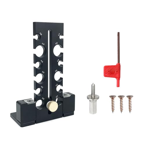 Verstellbare elektrische Bohrmaschine für Holzbearbeitung, Rundholz, Stangendrehwerkzeug für Massivholz-Fräsdübel von JTQYFI