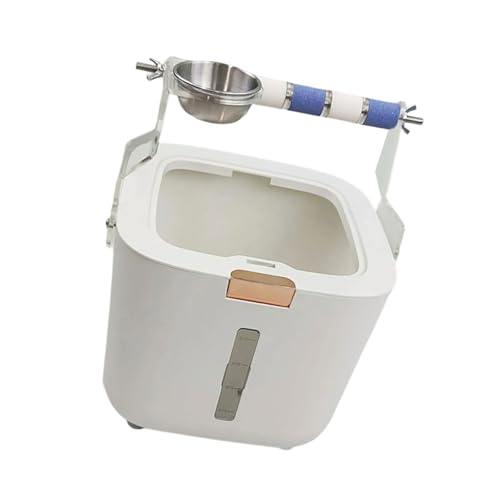 Vogeltoilettenhalter, leicht zu reinigen, abnehmbar, Klettertoilettenhalter, Wellensittich, Schildkröten, Trainingszubehör für Vögel von JTQYFI