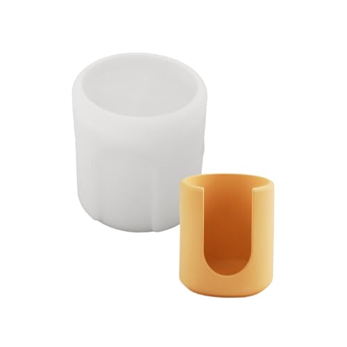 JTQYFI Zylinder Silikonformen Für Epoxidharz Home Dekoration Silikone Kerzenhalter Formen Für Teelichthalter Ständer Kerzenzubehör von JTQYFI