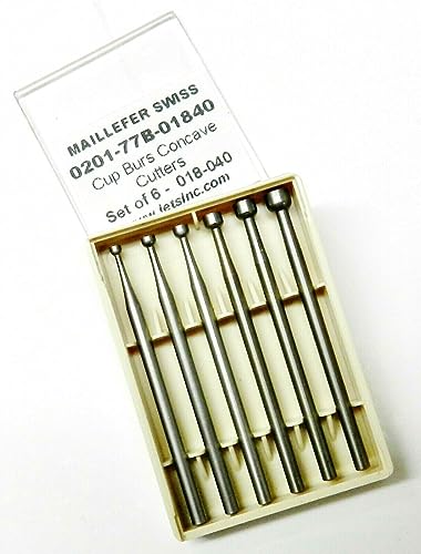 JTS Draht-Rundbohrer-Set, 6 Größen, Drahtabrunder für 22–12 Gauge Drähte, hergestellt in der Schweiz JTS Draht-Rundbohrer-Set, 6 Größen, Drahtabrunder für 22–12 Gauge Drähte, hergestellt in der Schweiz von JTS