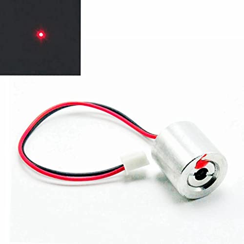 Mini 650nm 660nm 100 mw 2.5v. Red Dot Laser Diodenmodul mit Kabel (Color : 2pcs) von JTSF