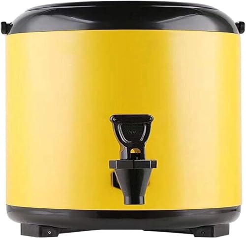 Getränkespender mit Zapfhahn, 8L/10L, Heißwasserspender, Isolierfass für Kaffee, Saft, Tee und Apfelwein, Milch für Partys und Buffets, Doppelwand von JTSMJQIE