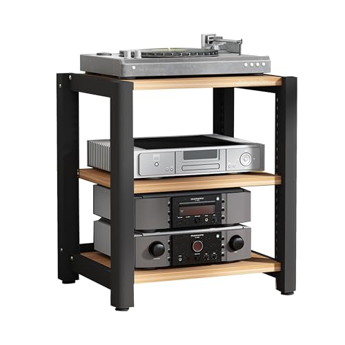 JTSMJQIE Eck-Plattenspieler, TV-Ständer, Medien-Regal, Stereo-Schrank, Audio-Regal für Wohnzimmer, kleines Unterhaltungszentrum, Spielzimmer von JTSMJQIE