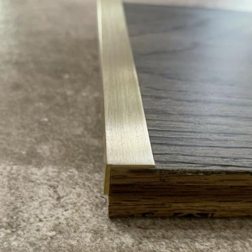 Türschwellenstreifen aus Messing, Übergangsstreifen für flache Böden, Türen, Lückenabdeckung für Vinyl, Laminat, Fliesen, Holz, Innen- und Außenbereich, Treppenkantenschutz Türschwellenstreifen aus Messing, Übergangsstreifen für flache Böden, Türen, Lückenabdeckung für Vinyl, Laminat, Fliesen, Holz, Innen- und Außenbereich, Treppenkantenschutz von JTSMJQIE