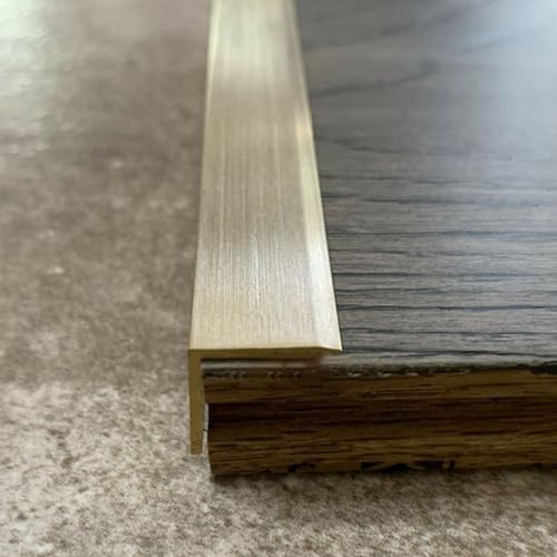 Türschwellenstreifen aus Messing, Übergangsstreifen für flache Böden, Türen, Lückenabdeckung für Vinyl, Laminat, Fliesen, Holz, Innen- und Außenbereich, Treppenkantenschutz Türschwellenstreifen aus Messing, Übergangsstreifen für flache Böden, Türen, Lückenabdeckung für Vinyl, Laminat, Fliesen, Holz, Innen- und Außenbereich, Treppenkantenschutz von JTSMJQIE
