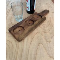 10Er Set Walnuss-Bier-Probeflug-Paddel Individuelles Barzubehör 10Er Set Walnuss-Bier-Probeflug-Paddel Individuelles Barzubehör von JTWoodworks